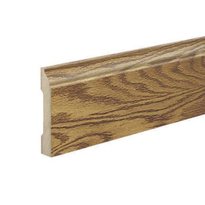 SimpleSolutions™ Wallbase Molding – Raven Oak; 94.50"