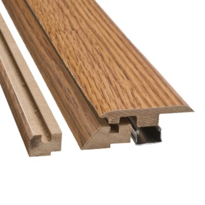 SimpleSolutions™ Four-in-One Molding - Golden Amber Oak - 39.375"L