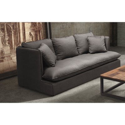 Pacific Heights Charcoal Gray Sofa