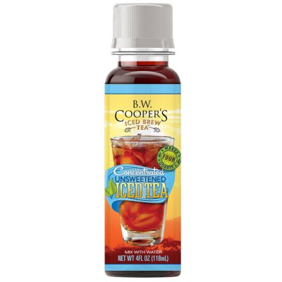 B.W. Coopers Un-Sweetened - Mini Bottle - 1 Bottle Makes 1 Gallon - 8 Count