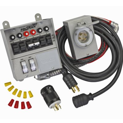 Generator Transfer Switch Kit (6 circuits) - 4 pc.