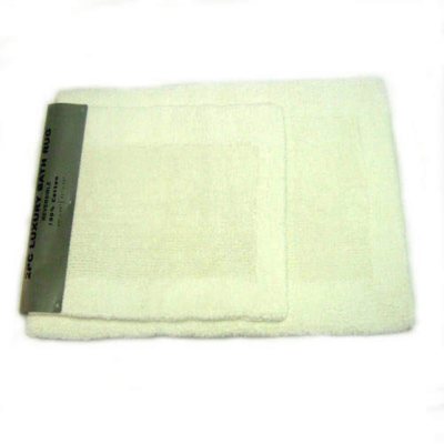 Luxury Rug 100% Cotton - White