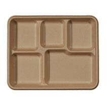 GTIN 894410001043 product image for World Centric - Plant-Based 5 Compartment Tray - 400 ct. | upcitemdb.com