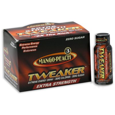 Mango Peach Energy Shot Extra Strength - 12 Count Box