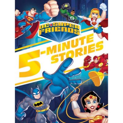 5-Minute Winnie the Pooh Stories Join Winnie the Pooh and his friends on a birthday party, help Rabbit find his Good Mood, play with little Roo, and more! With 12 stories featuring Winnie the Pooh and all of your favorite characters from the Hundred Acre Wood, each meant to be read aloud in five minutes, this padded storybook with beautiful illustrations is the perfect fit for bedtime, story time, or anytime! DC Super Friends 5-Minute Story Collection (DC Super Friends) Boys and girls ages 3 to 7 will love this hardcover collection of tales featuring BATMAN&trade;, SUPERMAN&trade;, WONDER WOMAN&trade;, and all of the DC SUPER FRIENDS&trade;. Each story can be read in five minutes or less, so it's perfect for bedtime-or anytime! This hardcov