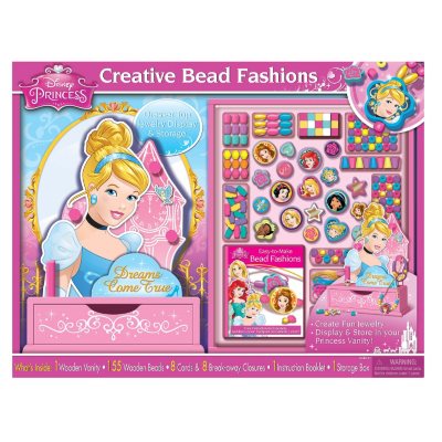 Disney Princess Wooden Bead Set and Jewelry Stand