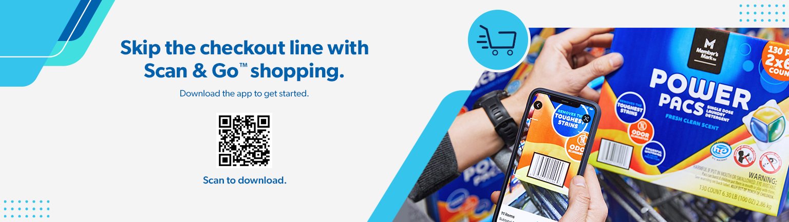Skip the checkout line with Scan and Go shopping. Download the app to get started. 