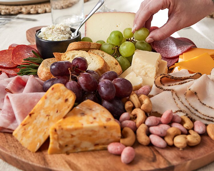 Get charcuterie board inspiration from user at whatwearehaving.