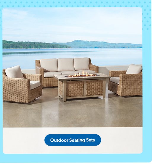 Shop outdoor seating sets.