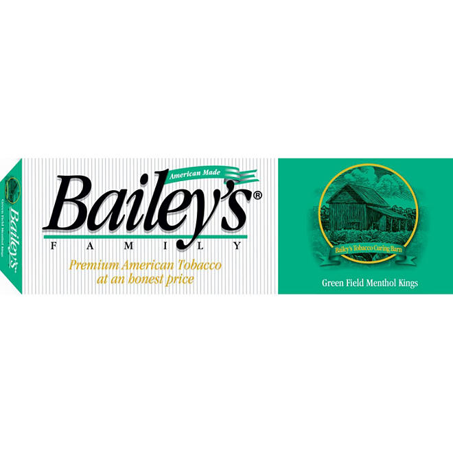 Bailey's Green Field Menthol Kings Soft Pack (20 ct., 10 pk.)