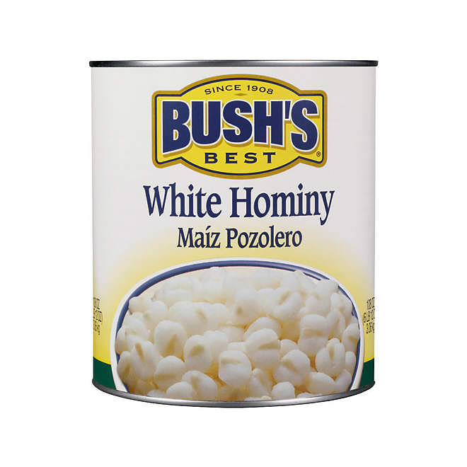 Bush's White Hominy (108 oz.)