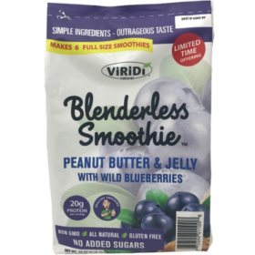 Viridi Blenderless Smoothie Peanut Butter Jelly With Wild