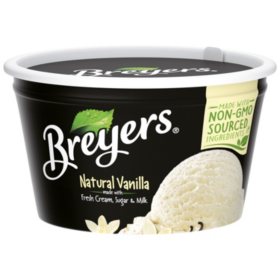 Breyers Natural Vanilla Ice Cream Snack Cups (24 ct., 3 oz ...