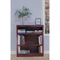 A. Joffe 3-Shelf Single Wide Bookcase, Select Color