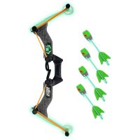 Glow-In-The-Dark HyperStrike Bow and Long Distance Arrows Set 