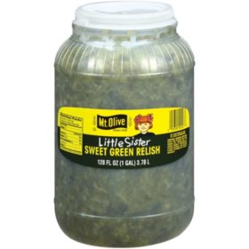 Mt. Olive Little Sister Sweet Green Relish, 128 fl. oz.
