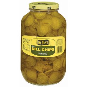 Mt. Olive Thin Dill Chips, 1 gal.