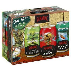 Saranac Variety Pack Beers 12 fl. oz. can, 15 pk.