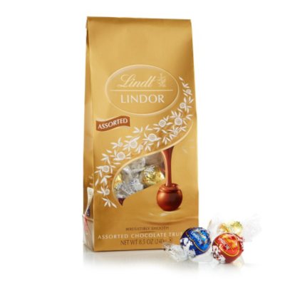 Lindt Lindor Assorted Chocolate Truffles Bag 85 Oz Sams Club 7027