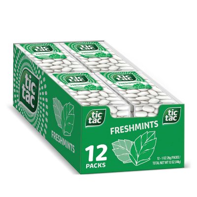 Tic Tac Freshmint Breath Mints, On-The-Go Refreshment (12 ct.) - Sam's Club