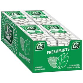 Tic Tac Freshmint Breath Mints, 1 oz., 12 pk.