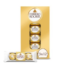 Ferrero Rocher Milk Chocolate Hazelnut Mother's Day Gift 12 pk.