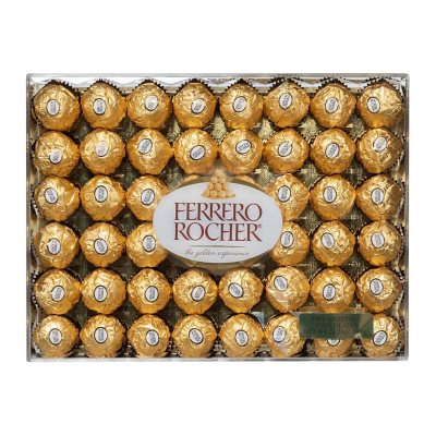 Ferrero Rocher Hazelnut Chocolates (48 pk.) - Sam's Club