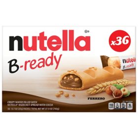 Nutella B-Ready Crispy Wafers, 0.7 oz., 36ct