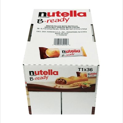 N. 3 package NUTELLA BISCUITS of 304gr + N.3 NUTELLA B-READY creamy heart  cookie