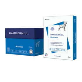 Hammermill Business Copy Paper, 8.5 x 11", 92 Bright, 20 lbs., 8 Reams (4,000 sheets)