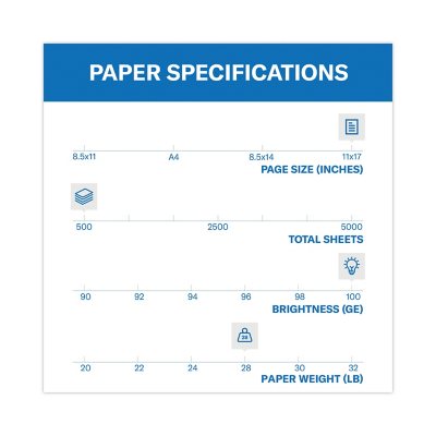 Hammermill - Color Copy Digital Paper, 28lb, 100 Bright, 11