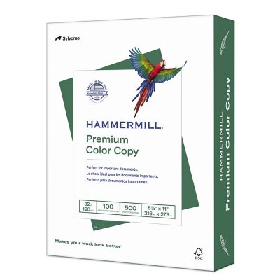 Hammermill - Color Copy Digital Paper, 32lb, 100 Bright, 8-1/2 x 11 - Ream  - Sam's Club