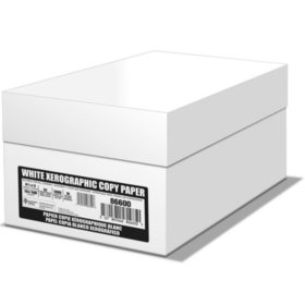 paper copy case club reams box sheets printer printing letter ream lb bright sam samsclub