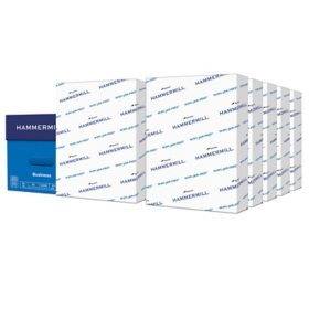 Hammermill Business Copy Paper, 20lb, 92 Bright, 8 1/2" x 11", 10 Ream Case