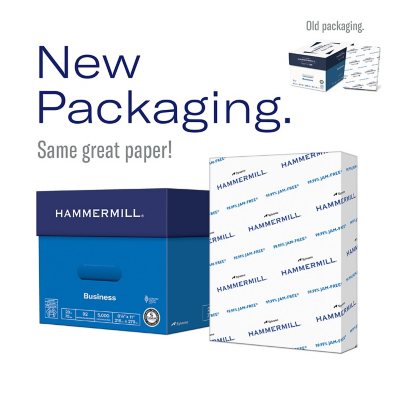 Hammermill Printer Paper, 20 lb Copy Plus, 8.5 x 11 - 10 Ream (5,000  Sheets) - 92 Bright, Made in the USA