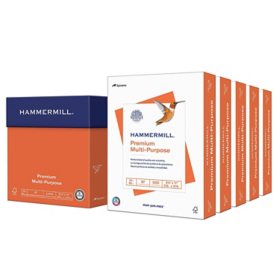 Hammermill - Premium Multipurpose Paper, 8-1/2 x 11, White - 2500/Carton