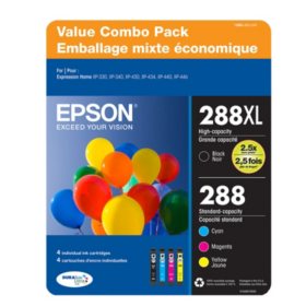 Epson DURABrite Ultra 288 Ink Value Club Pack