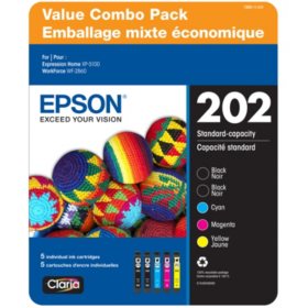 Epson T202 Standard Capacity Ink Cartridge Clubpack, 2 Black & Cyan/Magenta/Yellow