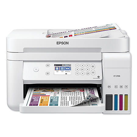 Epson EcoTank ET-3760 All-in-One Printer with Bonus Black Ink