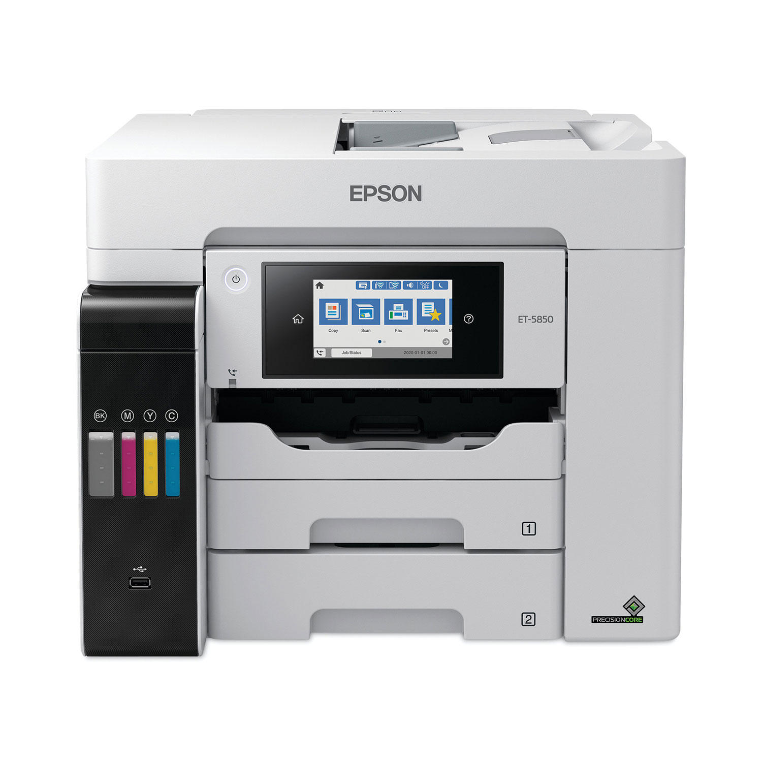 Epson EcoTank Pro ET-5850 All-in-One Supertank Printer, Copy/Fax/Print/Scan