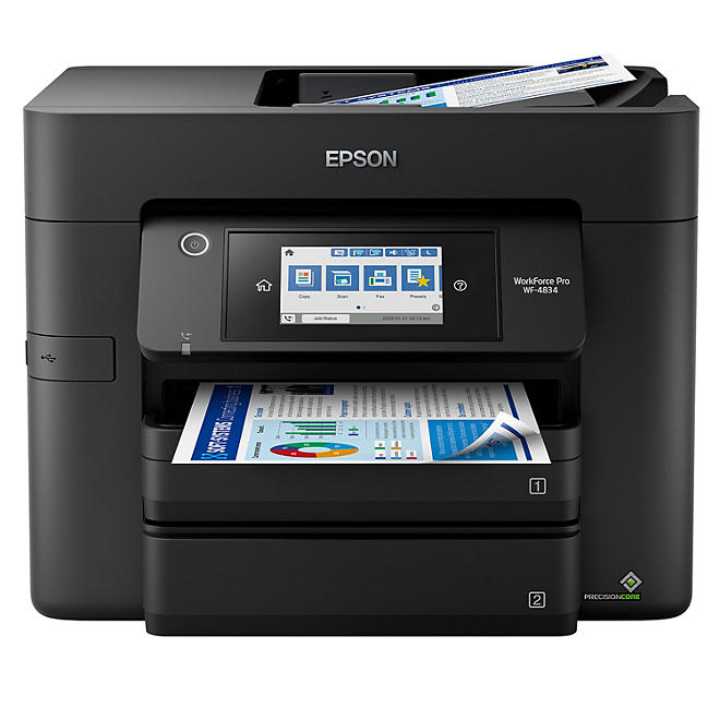 Epson WorkForce Pro WF-4834 High-Speed Inkjet Printer, C11CJ05203