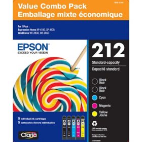 Epson T212 Claria Ink Club Pack (Black/Cyan/Magenta/Yellow)