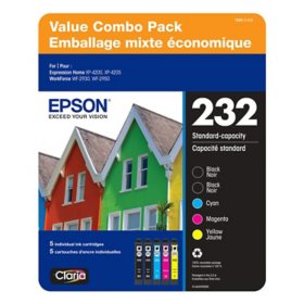 Epson T232 Dual Black and Color Ink Cartridge, Standard Capacity, Club Pack