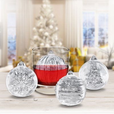 Tovolo Ice Mold Set, 4 Pack- Christmas:- Christmas