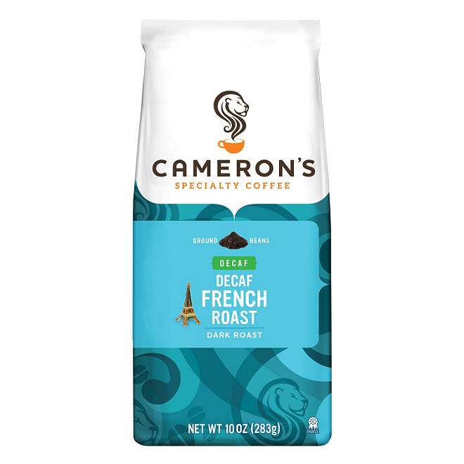 Cameron's Specialty Coffee French Roast Decaffeinated Ground Coffee (10 oz., 3 pk.)