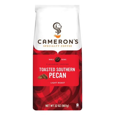 Cameron's Toasted Southern Pecan Premium Whole Bean Coffee 2 lbs