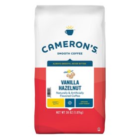 Cameron's Specialty Ground Coffee, Vanilla Hazelnut 38 oz.