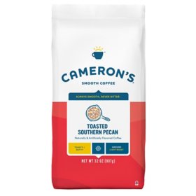 Cameron's Light Roast Ground Coffee, Toasted Southern Pecan 32 oz.