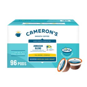 Cameron's Coffee Single Serve Coffee Cups, Jamaican Blend 96 ct.