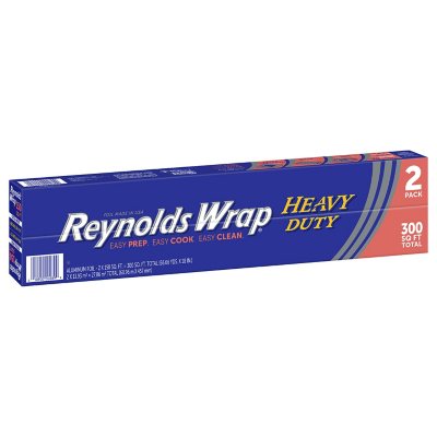 2 ct. 150 sq ft Best Service Reynolds Wrap 18" Heavy Duty Aluminum Foil 